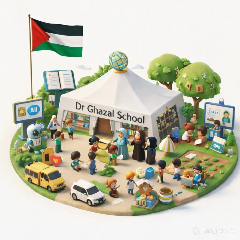 رسمة لمخيم المدرسة الصيفي